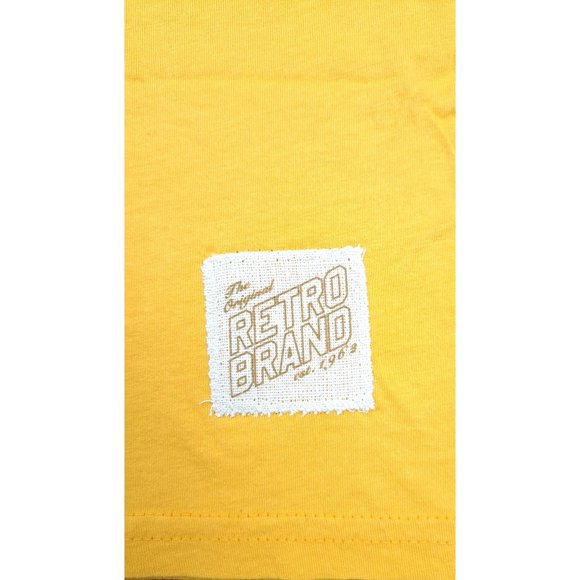 Brazil T-shirt Men XL Futebol Football Soccer Yellow Green Retro Brand Sport - Picture 3 of 5